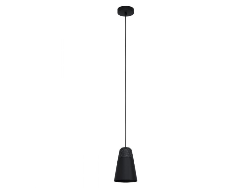 Eglo Canterras Pendel E27 Ø150 Sort