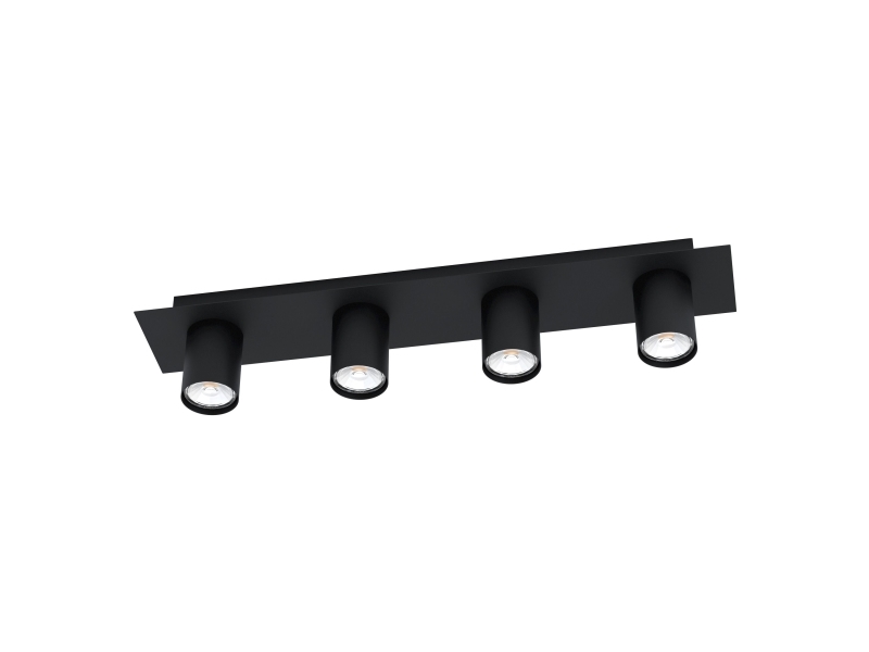 Eglo Valcasotto, 4 Glühbirne(N), Led, Gu10, Ip20, Schwarz
