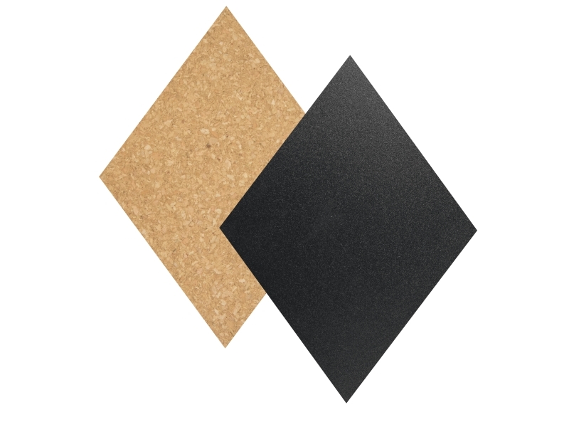 Securit® Diamant kridt og kork opslagstavler
