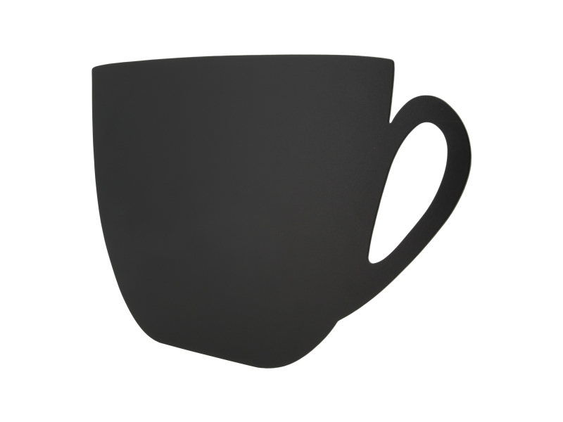 Securit® chalkboard silhuet Kop vægtavle i sort