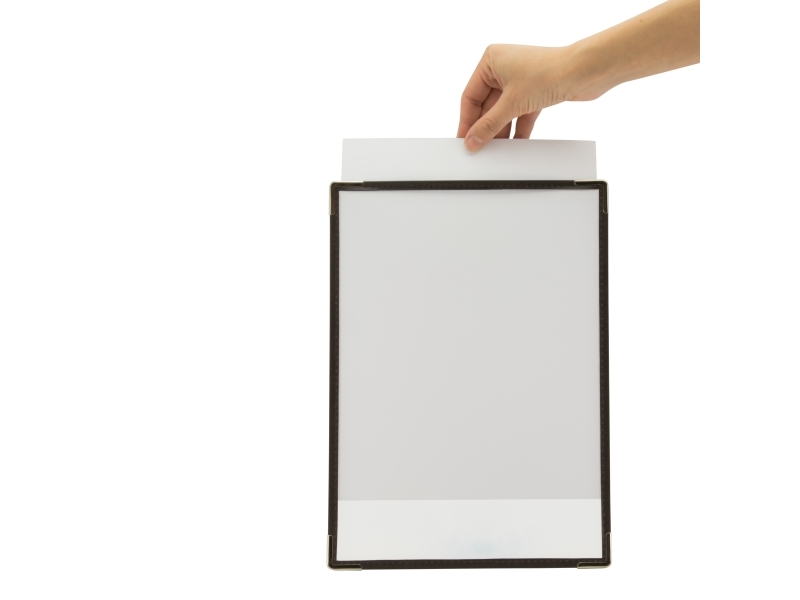 Securit® A4 Crystal Double Menu Holder Set - (3 stk.)