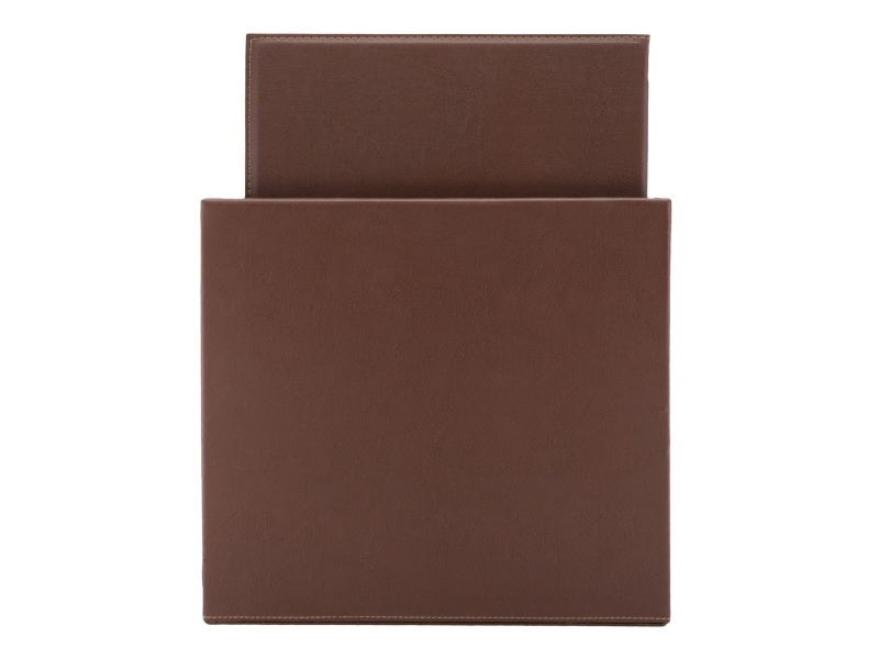 Securit® A4 CLASSIC 20 menuomslag bokssæt i brun