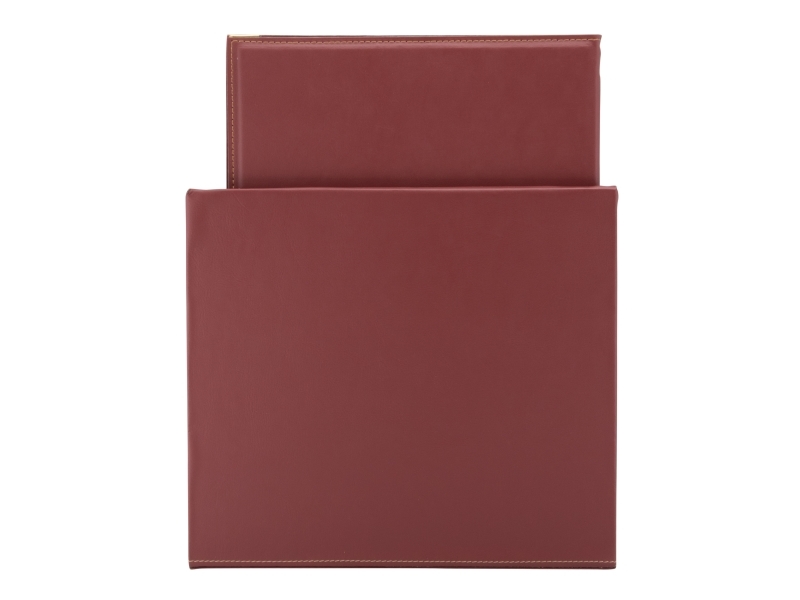 Securit® A4 CLASSIC 20 menyomslag i vinrött | Bordssättning - Bar & vin - Menykort | GameStuff