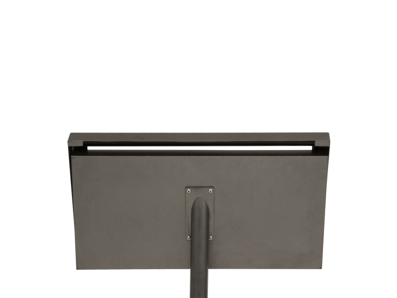 Securit® COATED STEEL LED Informationsdisplay panel til 3xA4, sort, hvidt lys