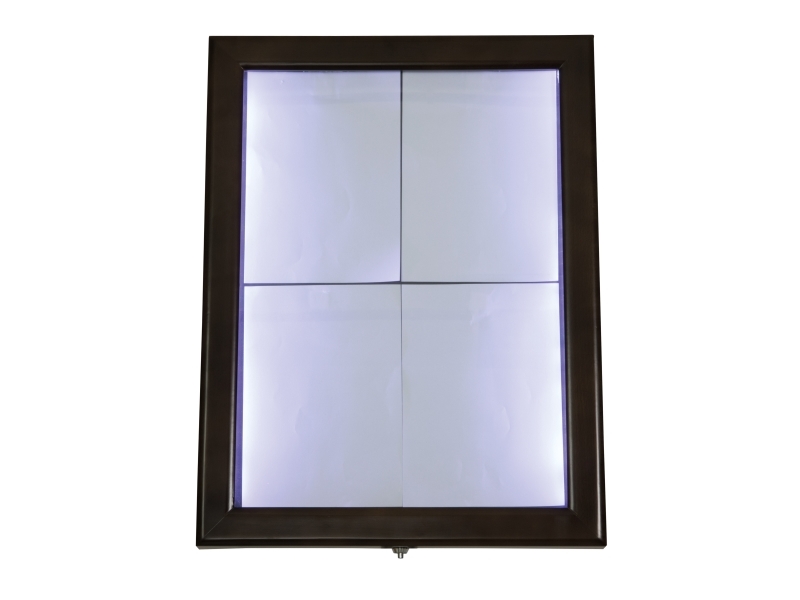 Securit® CLASSIC -tietonäyttö mørkebrunissa