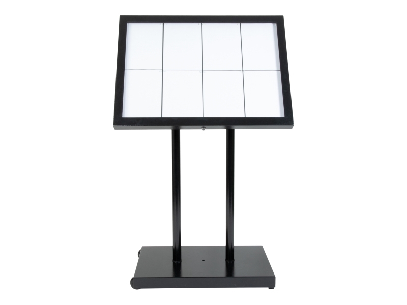 Securit Black Star Xxl Led Informationsdisplay-Panel Für 8Xa4, Schwarz, Weißes Licht