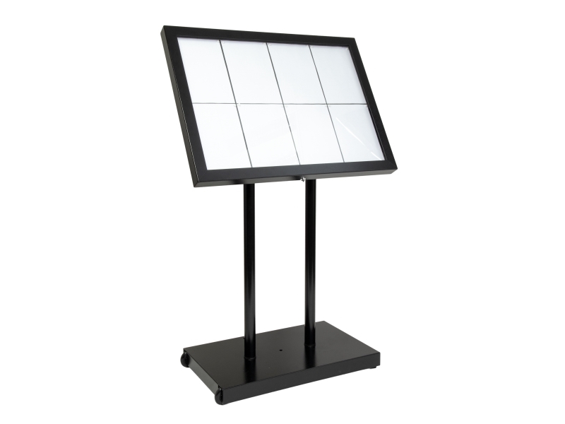 Securit Black Star Xxl Led Informationsdisplay-Panel Für 8Xa4, Schwarz, Weißes Licht