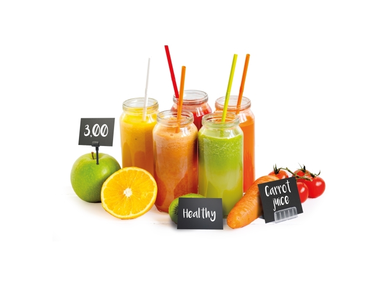 Securit® 20x dobbeltsidede A8 sorte tavleplader | Bordssättning - Bar & vin - Menyhållare | GameStuff