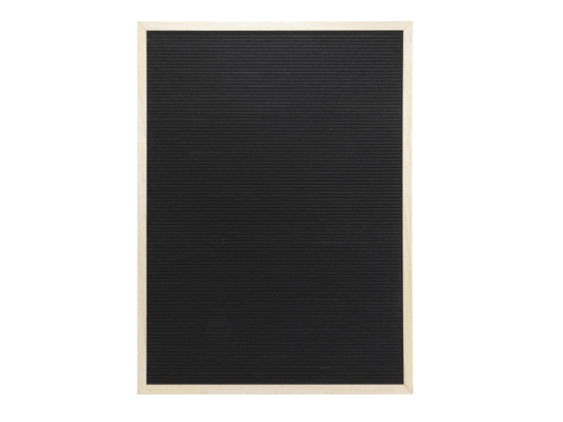 Securit® bogstavtavle til væg teakramme 60x80 cm