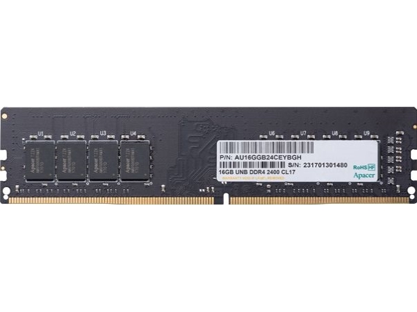 Apacer - Ddr4 - Modul - 8 Gb - Dimm 288-Pin - 3200 Mhz / Pc4-25600 - Cl22 - 1,2 V - Ikke Bufferet - Ikke-Ecc