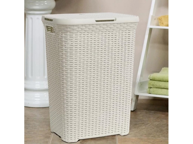 Curver Style 3253920707000, 60 L, Firkant, Rattan, Hvid, Hvid, 448 mm