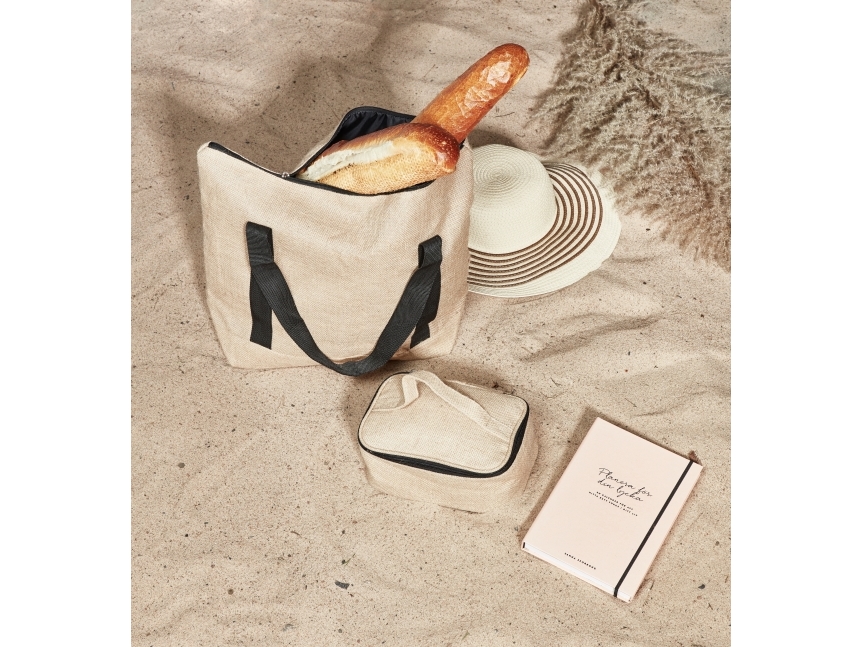 Cooler Lunch bag Jute By Bercato® | Utomhus - Outdoor utrustning - Kylare | GameStuff