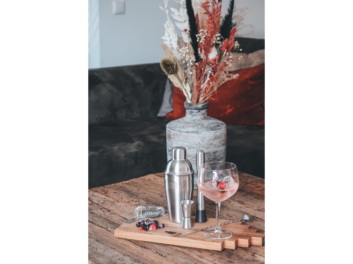 Cocktail Shaker Vacuvin - 0,55 cl - Ø8 x 21 cm -  Rostfri - Metal
