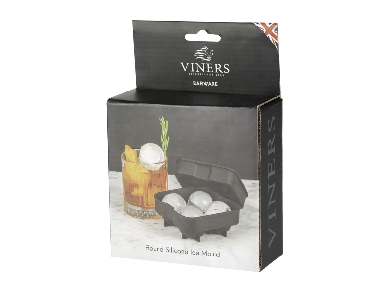 Viners BARWARE ROUND SILICONE ICE MOULD