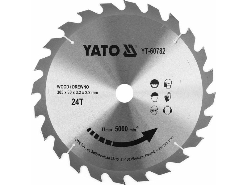 YATO SAW DISK.PERŽIŪRA. 305*24*30 60782