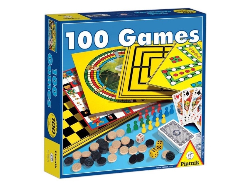 Piatnik Board Game Set 100 Games (In Estonian, Russian Lang.)