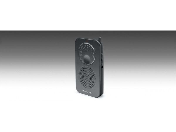 Muse M-01Rs, Persönlich, Analog, Fm, Mf, 3,5 Mm, Schwarz, Drehregler