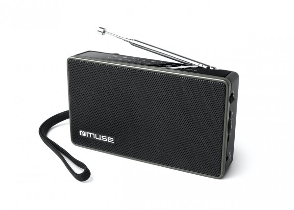 Muse M-030 R, Bærbar, Analog, Fm, Mw, Sort, Dreje, Alkaline