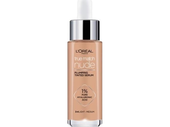 L ́Oréal Paris True Match Nude Plumping Tinted Serum 3-4 Light Medium 30 Ml