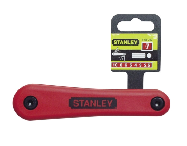 STANLEY TAITETTAVAT SISÄPISTOKKEET 7kpl /2.5-10mm/