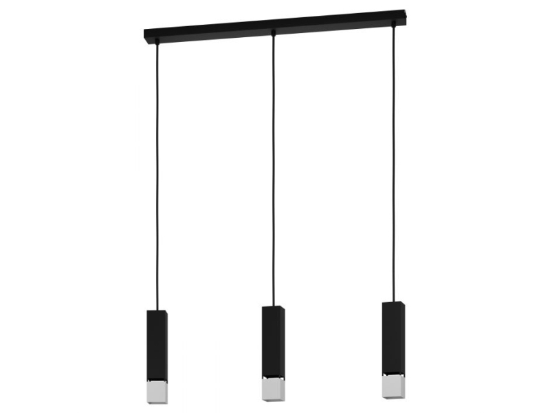 EGLO Butrano, Musta, Hopea, Musta, Hopea, Terästä, Musta, Sisätila, IP20