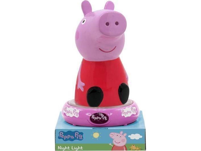 Peppa Pig -figuuri Yövalo 25 cm korkea (3 x AA-paristoa mukana)