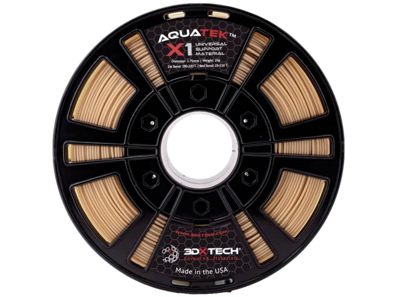 3D Xtech Usm1010500n Aquatek X1 Advanced Usm Filament Vandopløselig 1.75 Mm 500 G Naturbeige 1 Stk