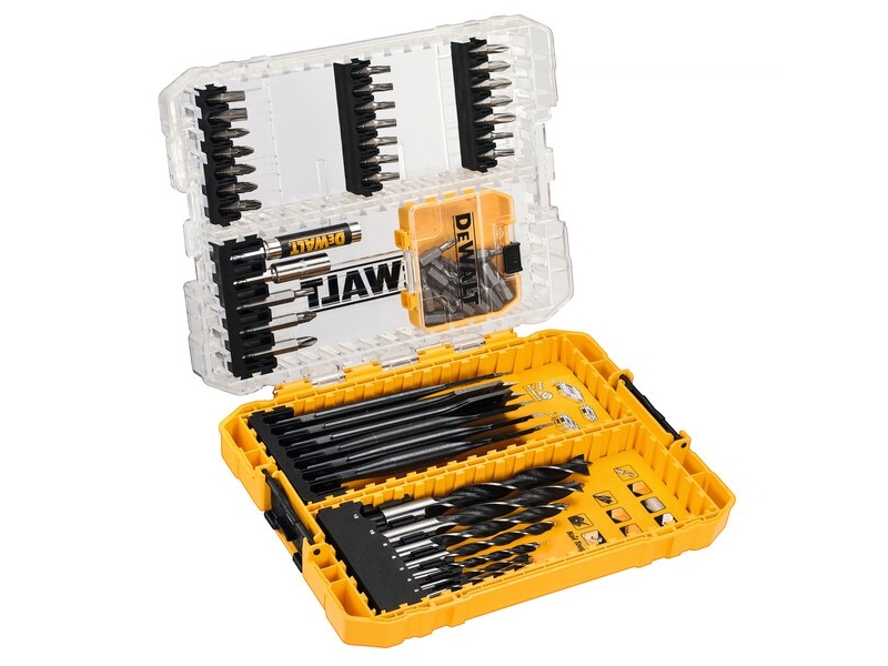 DeWALT - Borrsats - 57 delar | Elverktyg - Batteri & Laddare - Batteri till Prof | GameStuff