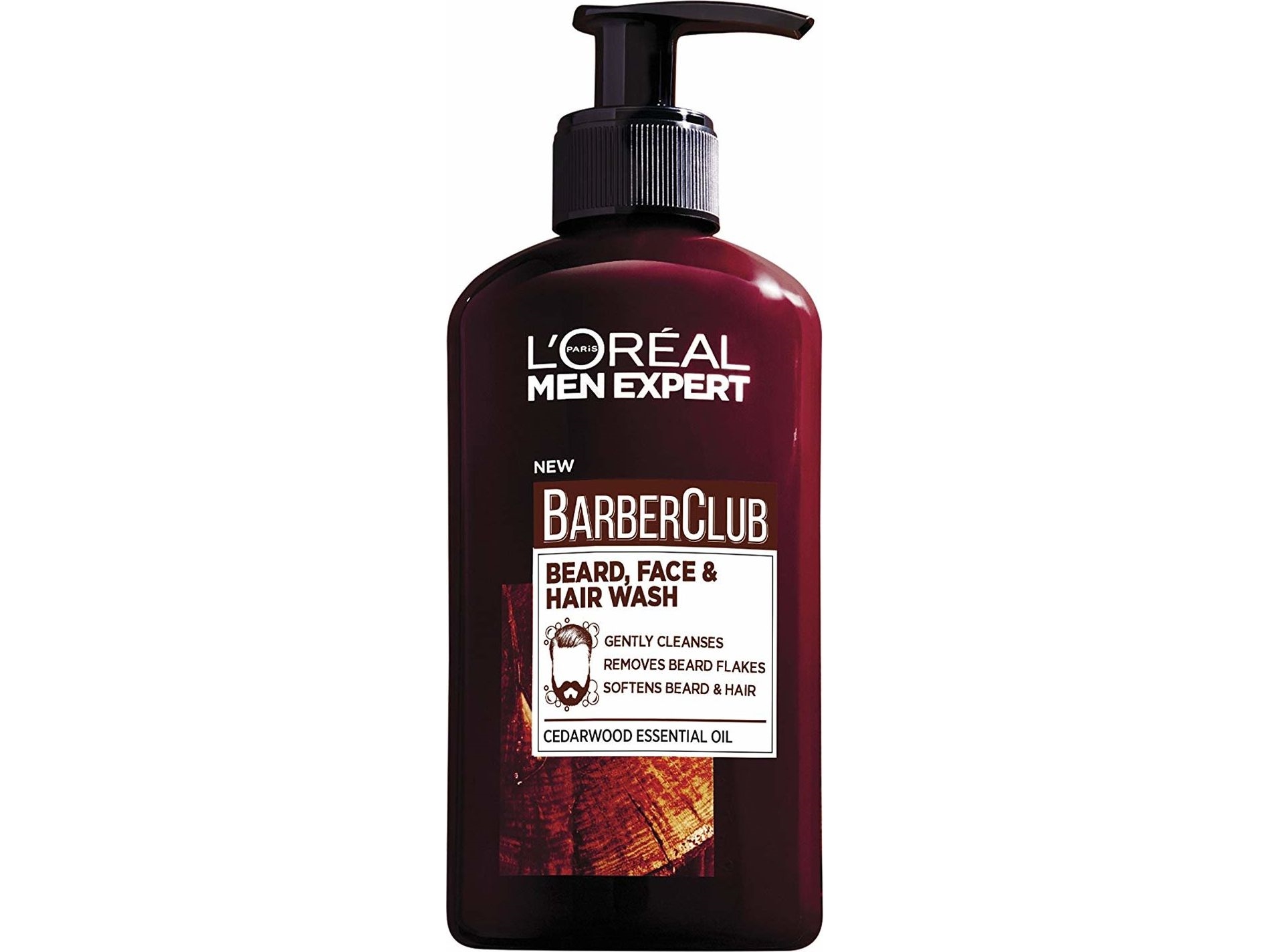 L'oréal men expert barberclub beard+face+hair 3 in 1 wash 200ml