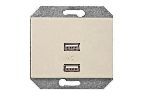 Vilma Usb Socket 5V Dc 3.4 A Xp Cream