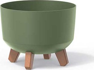 Gėlių vazonas Prosperplast Gracia DGRL240-5615C, žalias