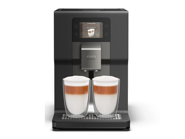 Krups Intution Preference EA875U10, Espressomaskin, 3 l, Malat kaffe, Inbyggd kvarn, 1450 W, Svart