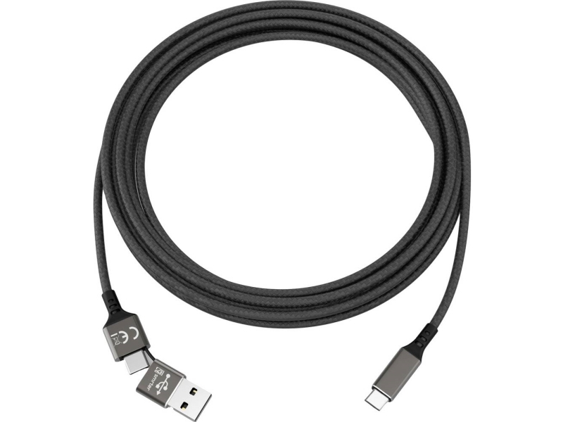Smrter Usb-Kabel Usb 2.0 Usb-C Stik, Usb-C Stik 1.00 M Smrter_Speedy_C_Bk