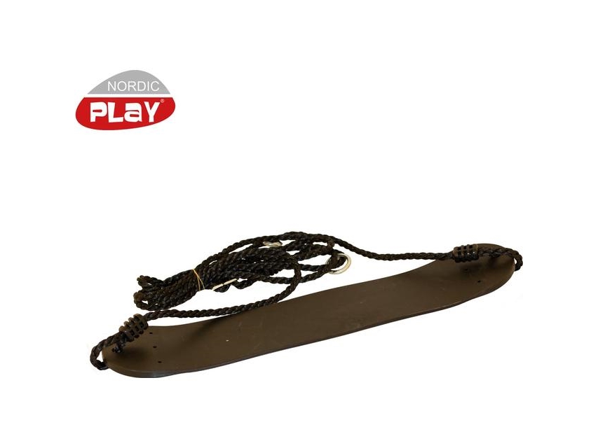 Produktfoto för NORDIC PLAY Soft Swing, svart med svart rep (805-460)