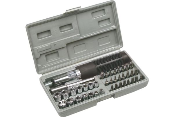 Top Tools Aufsatz-/Bitsatz Für Schraubendreher Mit Halter 40-Tlg.