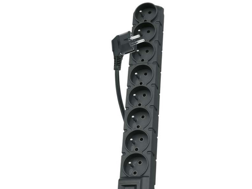 Emos P53899 Black 8 Ac Outlet(S) 250 V 1.5 M