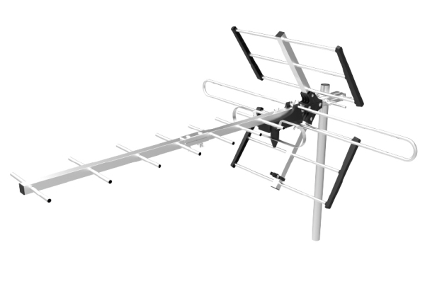 Evolveo Flexi 1 Lte, Draußen, Schwarz, Edelstahl, 8,5 M, 17 Db, Uhf, Iec