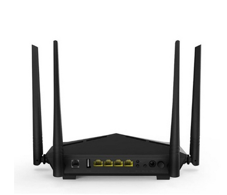 Tenda V1200, Wi-Fi 5 (802.11Ac), Dual-Band (2,4 Ghz / 5 Ghz), Ethernet Lan, Vdsl2, Sort, Bordplade Router