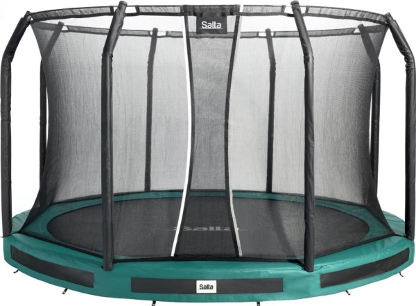 Trampolin Premium Ground Combo 427 Cm Grøn