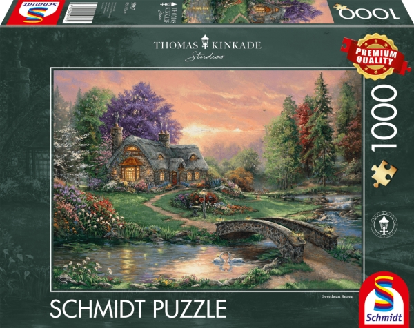 Schmidt Spiele Puzzle Pq 1000 Thomas Kinkade Romantisches Wochenende
