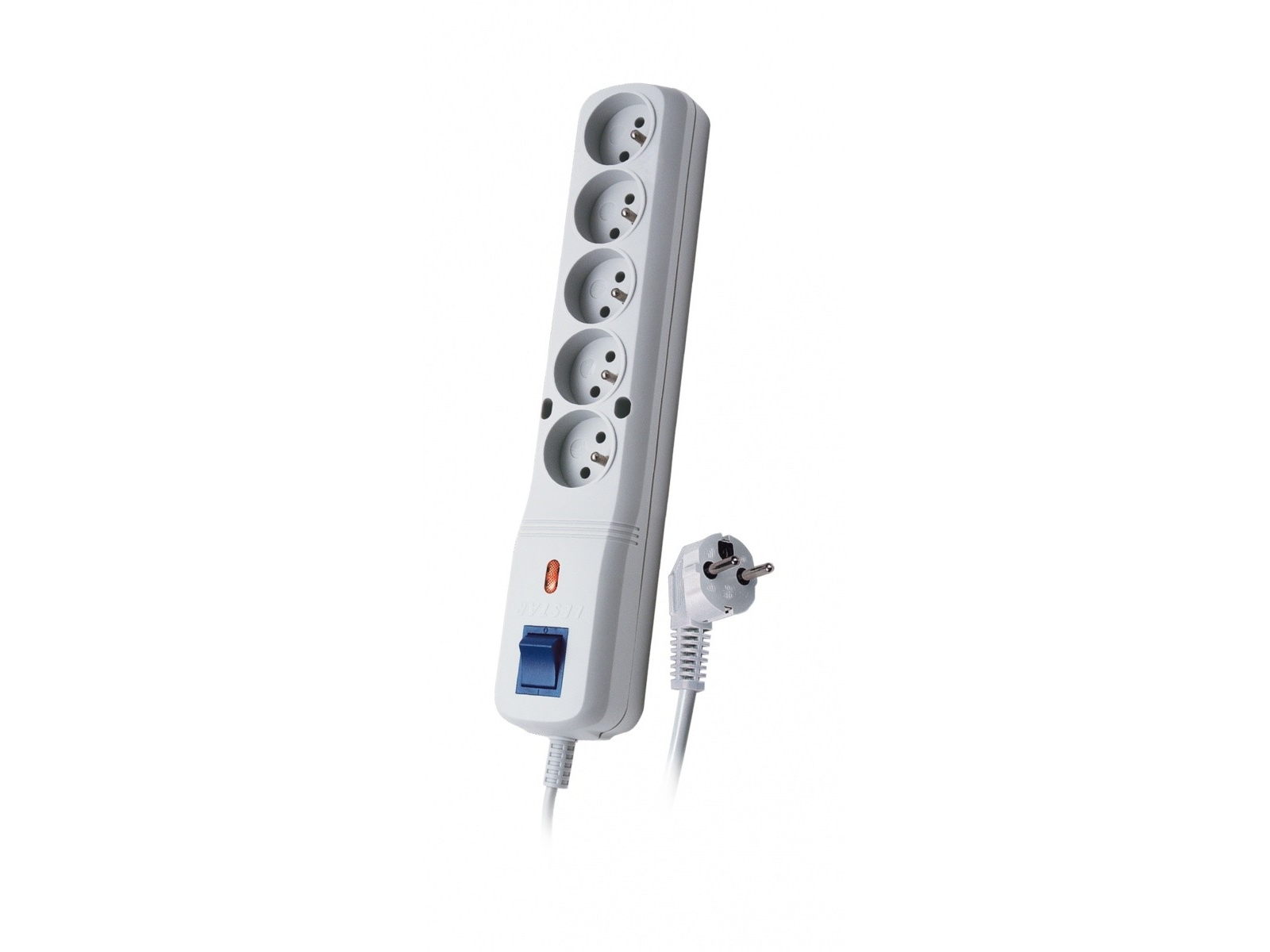 Lestar Lv-530W 5W - Strømstødsbeskytter - Ac 230 V - 2300 Watt - Output-Stikforbindelser: 5 - Grå