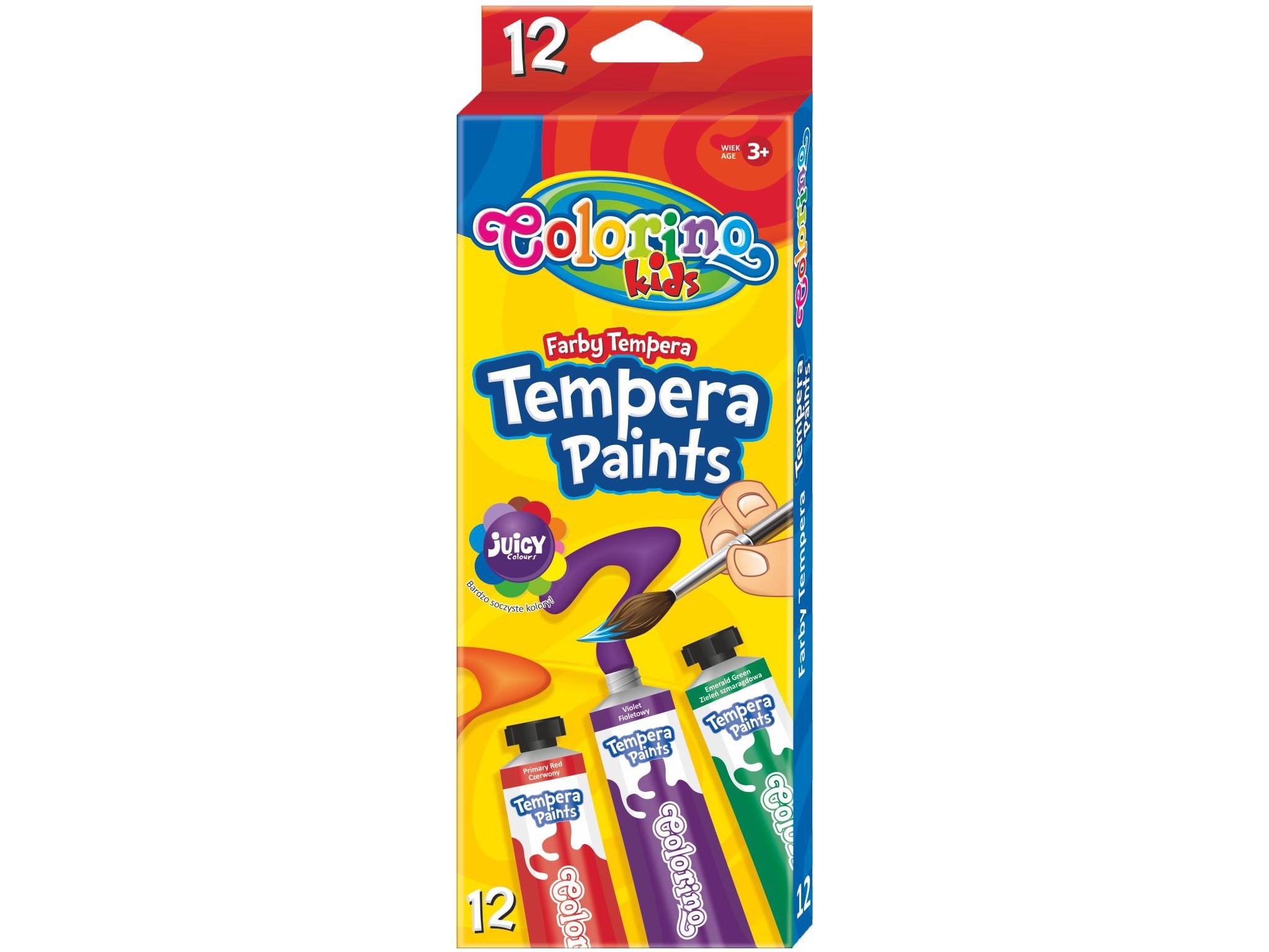 Colorino Kids Temperafarben In Tuben (12 Farben, 12 Ml)