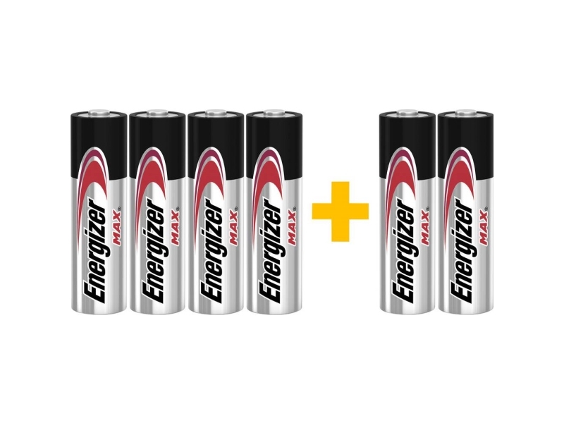Energizer Max Aa-Batterie Alkali-Mangan 1,5 V 6 Stück