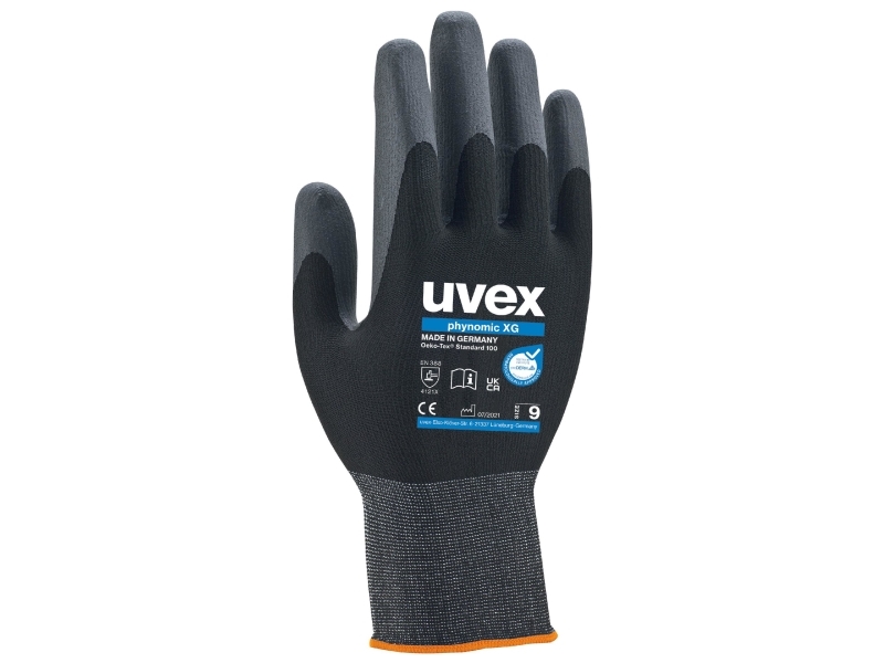 Uvex 6007011, Sort, Voksen, Voksen, Unisex, 1 Stk, Elastin, Polyamid