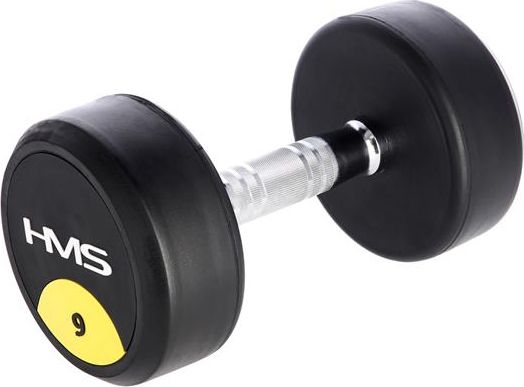 Gummierte Kurzhantel 9Kg Hms Hg Pro 9