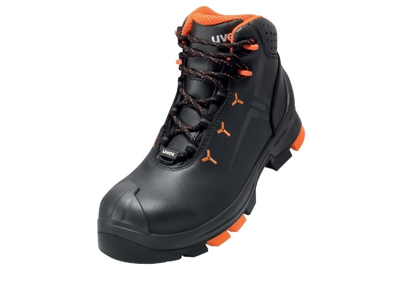 65032, Unisex, Voksen, Vernestøvler, Oransje, Sort, Esd, S3, Src, Lisselukking