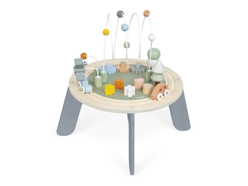 JANOD J04402, Ei sukupuolirajoitusta, Sininen, Vihreä, Oranssi, Valkoinen, Puu, Keltainen