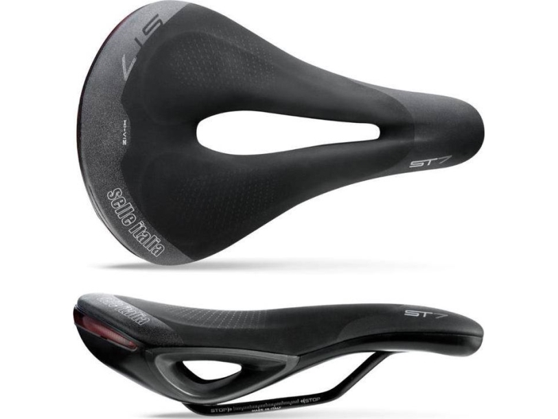 Selle Italia Siodło Selle Italia Sportouring St 7 Superflow L (Id Match - L3) Fec Alloy 7X9, Soft-Tek, Żelowe Sort (New)
