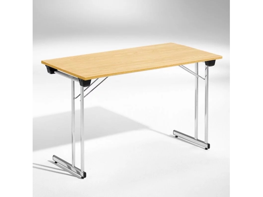 Konferensbord Kongress, Ek 1200x500 mm, Kromstomme | Möbler - Stolar & Stolmattor - Tillbehör | GameStuff