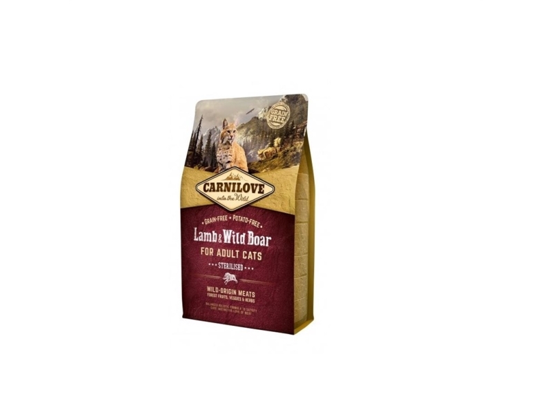Carnilove Cat Lamb & Wild Boar (6 kg)